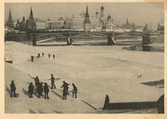 [Альбом отрывных почтовых карточек]. Москва зимой. М., 1930.