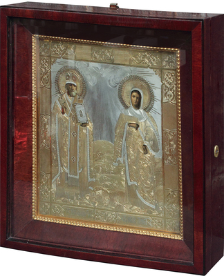 Икона «Свв. Николай Чудотворец и праведная Анна»