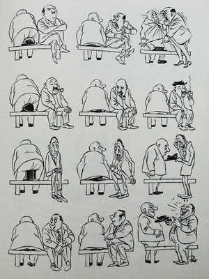 Бидструп Х. Политические карикатуры, юмористические рисунки, путевые зарисовки. М.: Искусство, 1976.