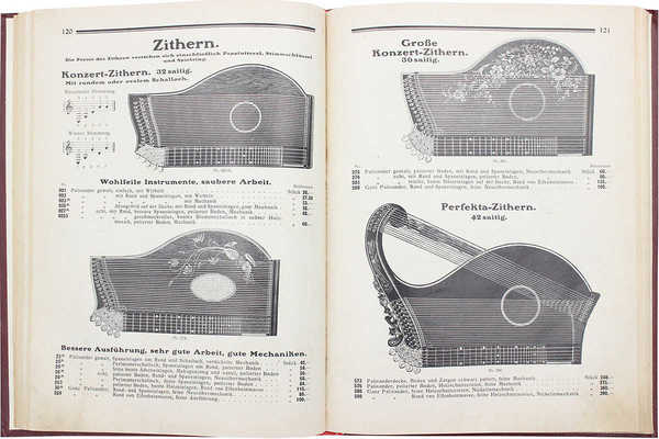 [Каталог музыкальных инструментов Фабрики братьев Шустер в Маркнойкирхене]. Leipzig, [1900-е?].