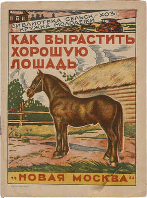 Орлов А.А. Как вырастить хорошую лошадь. [М.]: Новая Москва, 1925.