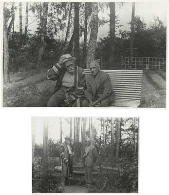Восемь фотографий, относящихся к дружбе с Евгением Никаноровичем Павловским, начиная с 1963 г.