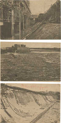 Полный набор из шести открыток «Волховстрой». Первый выпуск. 1926.