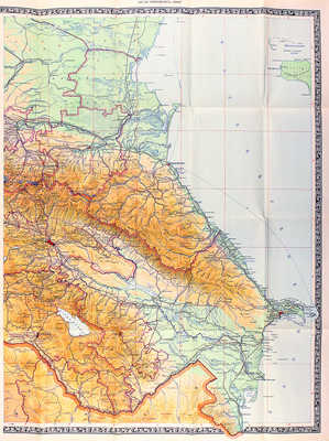 Кавказ. Туристская карта. М.: Гл. упр. геодезии и картографии МВД СССР, 1957.