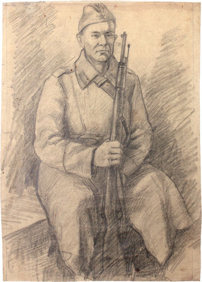 Тамби Владимир Александрович. Портрет военного 
